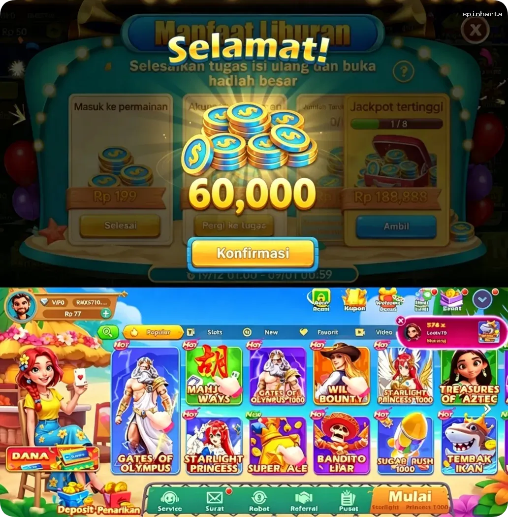 spinharta Masuk - spinharta Resmi